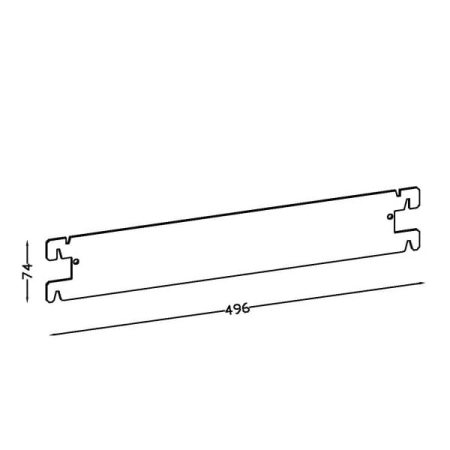Wspornik dwustronny 40 cm